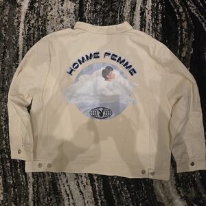 Homme Femme x Playboy Off-White Bomber Jacket